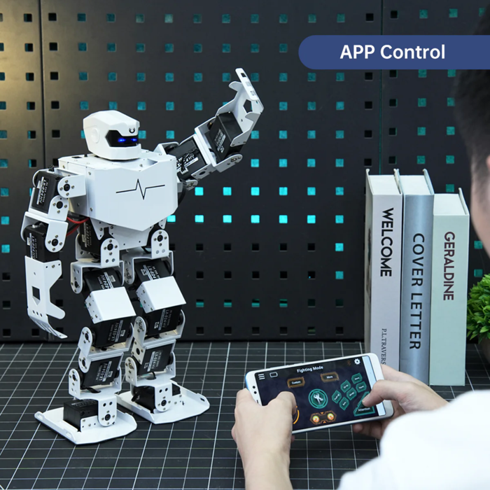 Hiwonder H5S 16DOF Humanoid Robot with IMU & MP3 - Singing & Dancing Robot