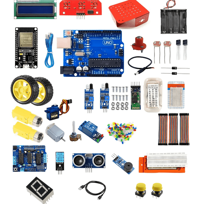 Iotcart SES-P-728 IoT & DIY Smart Car Starter Kit - Arduino Compatible Robotic Kit