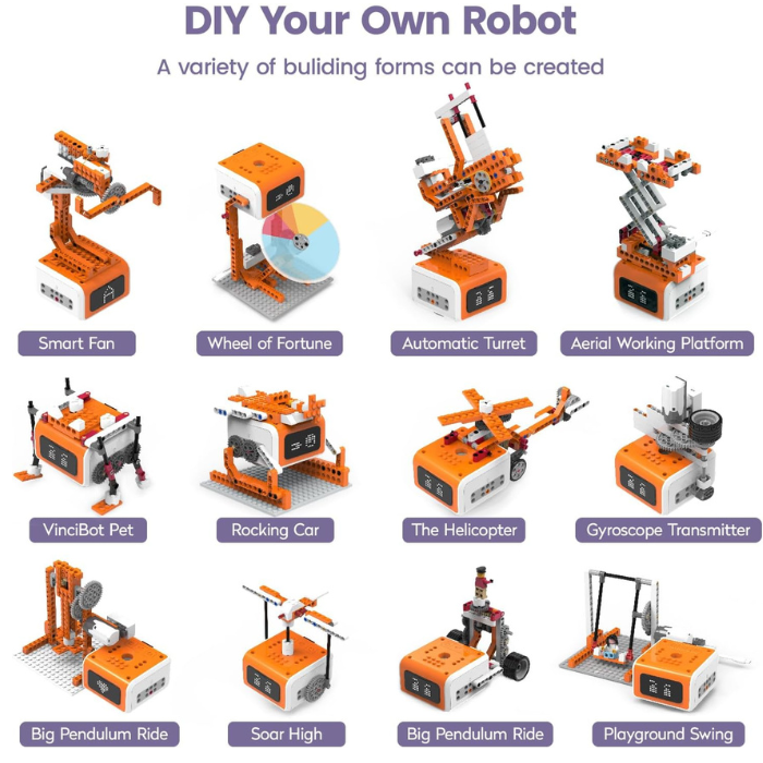 Matatalab 20-in-1 Creator STEM Kit with 400 Blocks - Educational Robotics for 8+ Years