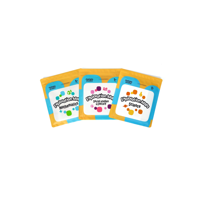 MatataStudio Exploration Maps for Tale-Bot & Coding Set Series - Interactive STEM Learning Kit