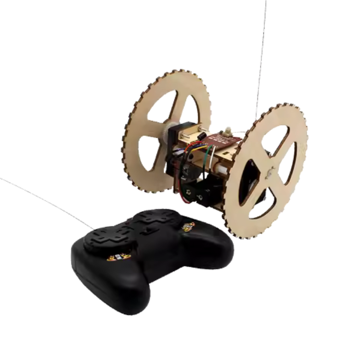 DIY 2 Wheeler Remote Controlled Car