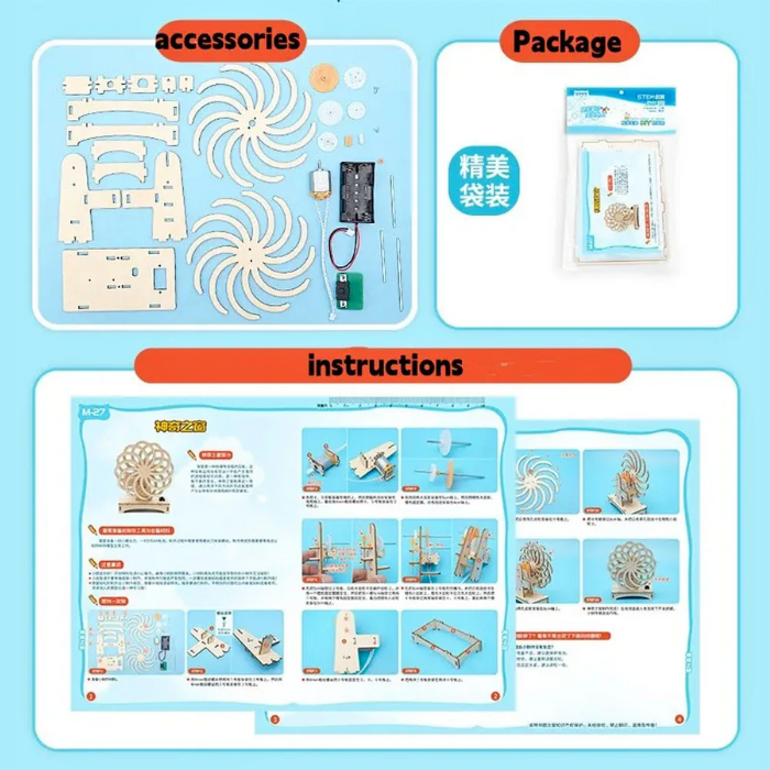 DIY Magic Window Science Experimental Stem Kit Toy