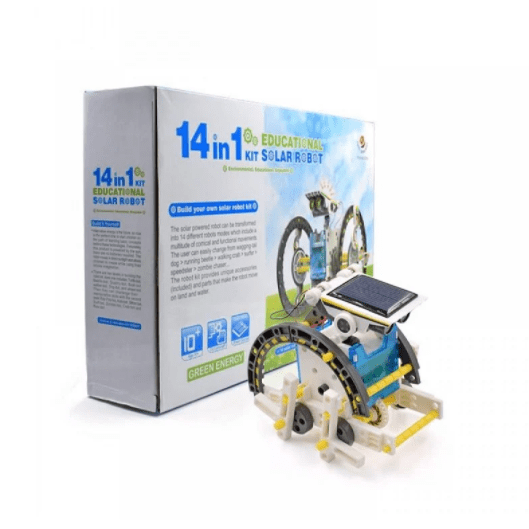 Iotcart SES-P-796 14-in-1 Solar Robot Kit - STEM Learning Toy for Kids
