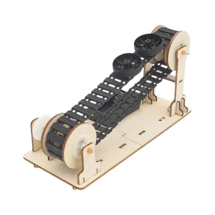 Buy DIY Wooden Conveyor Belt STEM Kit for Kids - Educational Electronics Kit