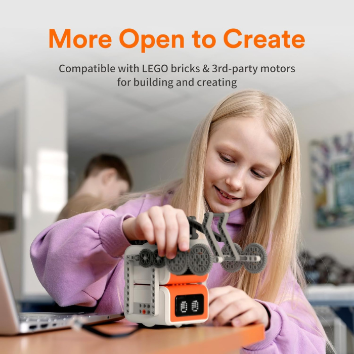 Matatalab VinciBot Coding Robot for Kids 8+, STEM Educational Toy, Scratch & Python Programming Robot with Remote Controller, AI Smart Robot