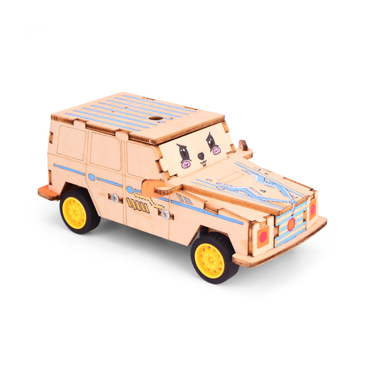 Pludo STEM Kit Audio Racer – DIY Car Kit for Kids 8–11 | Grade 3–5 Voice-Controlled STEM Toy