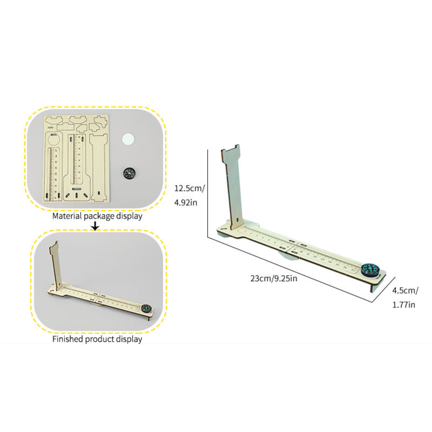 Pludo Mini Guibiao – DIY Science Experiment Kit for Kids 8–11 | Grade 3–5 Astronomical Instrument STEM Toy