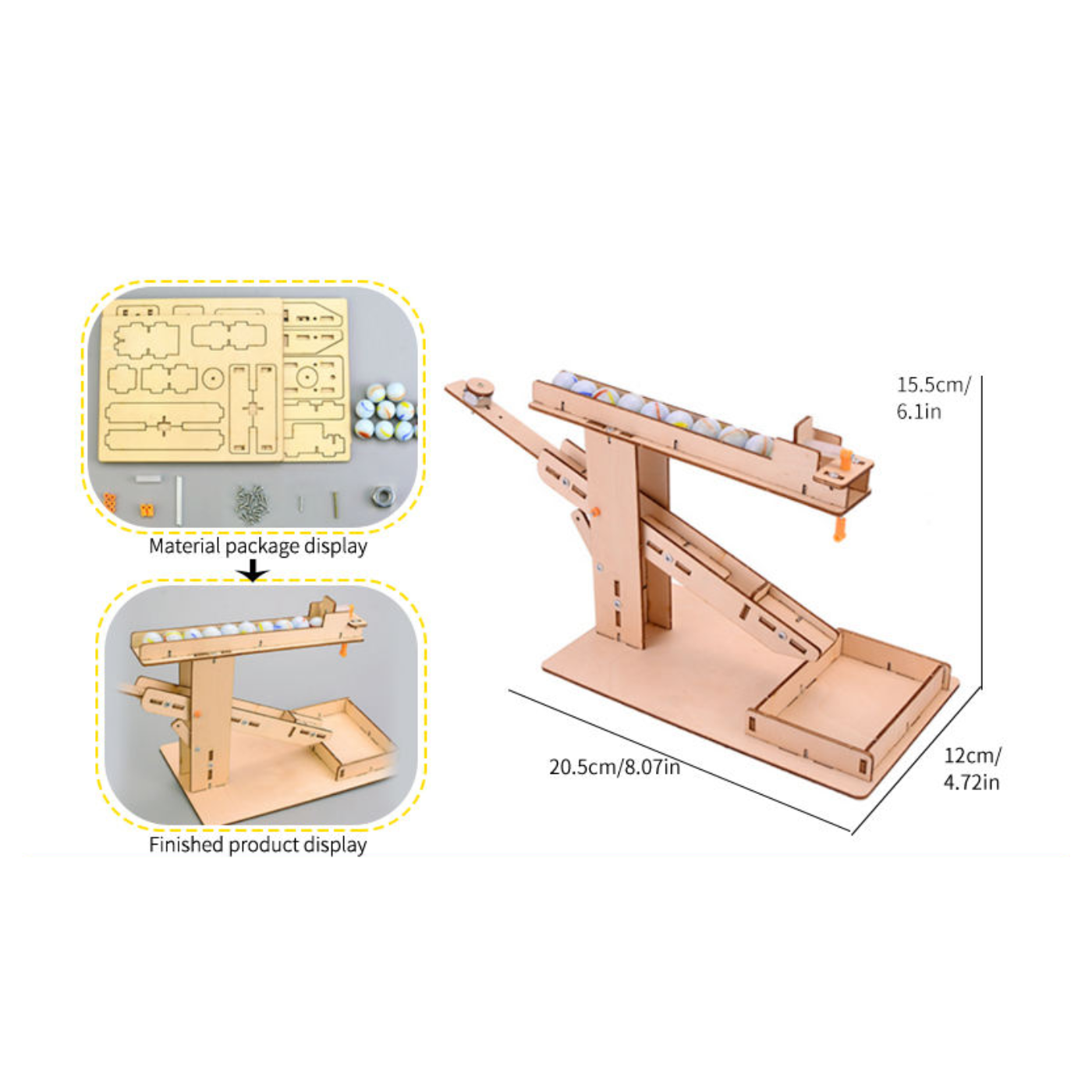 Pludo Seesaw Science STEM Toy – DIY Physics Learning Kit for Kids 8–11 | Explore Torque & Rotation (Grade 3–5)