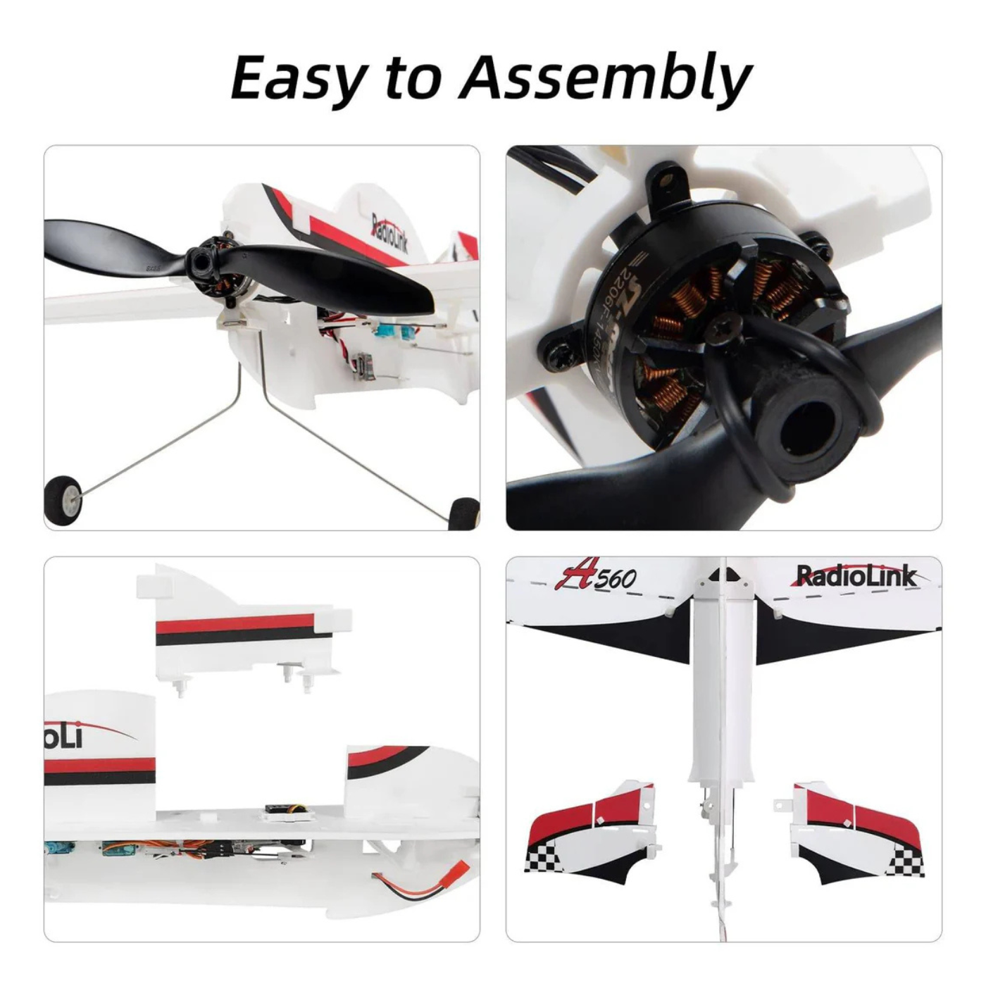 Radiolink A560 PNP RC Airplane with 6 Flight Modes (No Radio/Receiver/Charger)