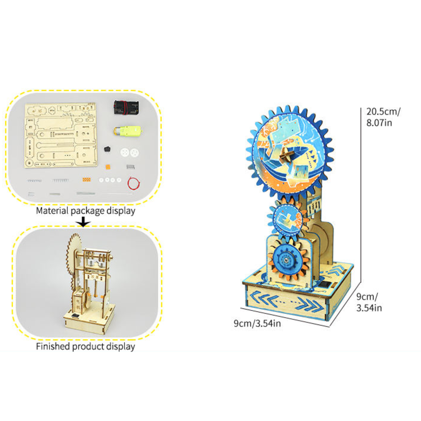Pludo Engine Model Educational Toy – Energy Conversion STEM Kit for Ages 11–14 | Grade 6 to 8