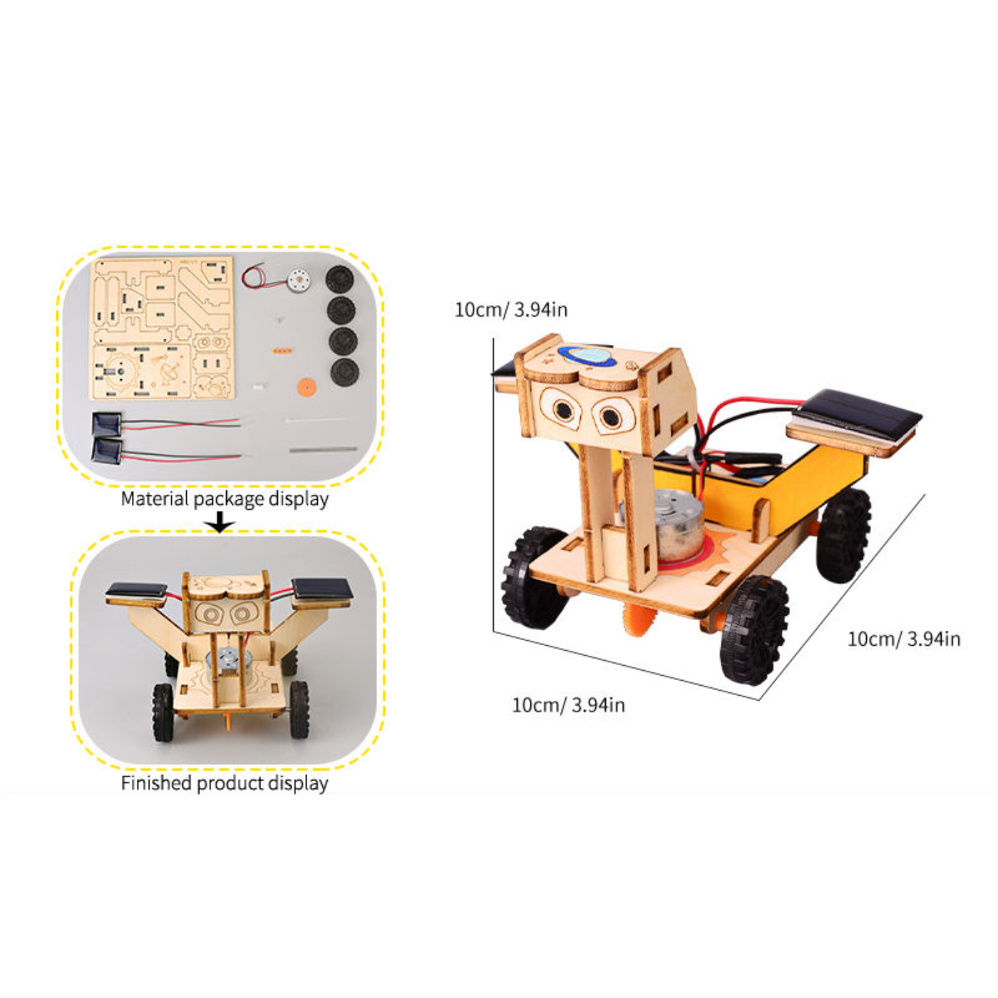 Pludo STEM Kit Lunar Rover – DIY Science Experiment Kit for Kids 11–14 | Grade 6–8 Solar Energy Model