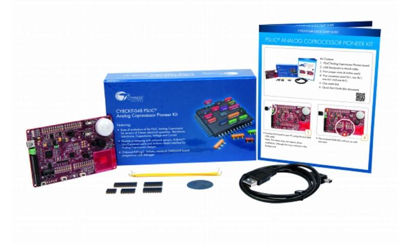 Cypress CY8CKIT-048 Analog Coprocessor Pioneer Kit - Arduino Compatible Dev Board