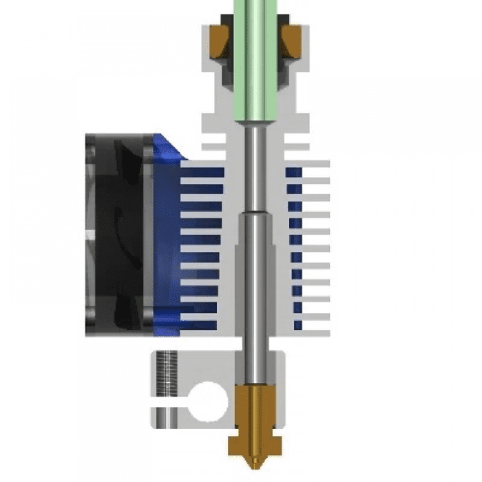 E3D V6 All Metal HotEnd with Fan for 1.75mm Filament 0.2mm Nozzle - 3D Printer Extruder