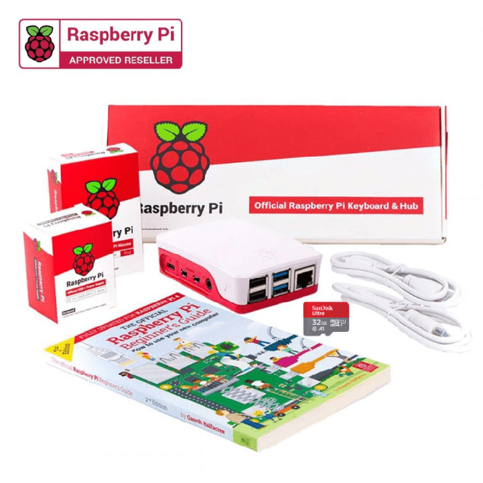 Raspberry Pi 4 Desktop Combo Kit (Without Pi Board) - IoT Starter Set