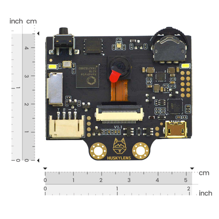 Gravity: Huskylens AI Camera 2.0" IPS Screen | Machine Vision Sensor - For Arduino & Raspberry Pi Projects
