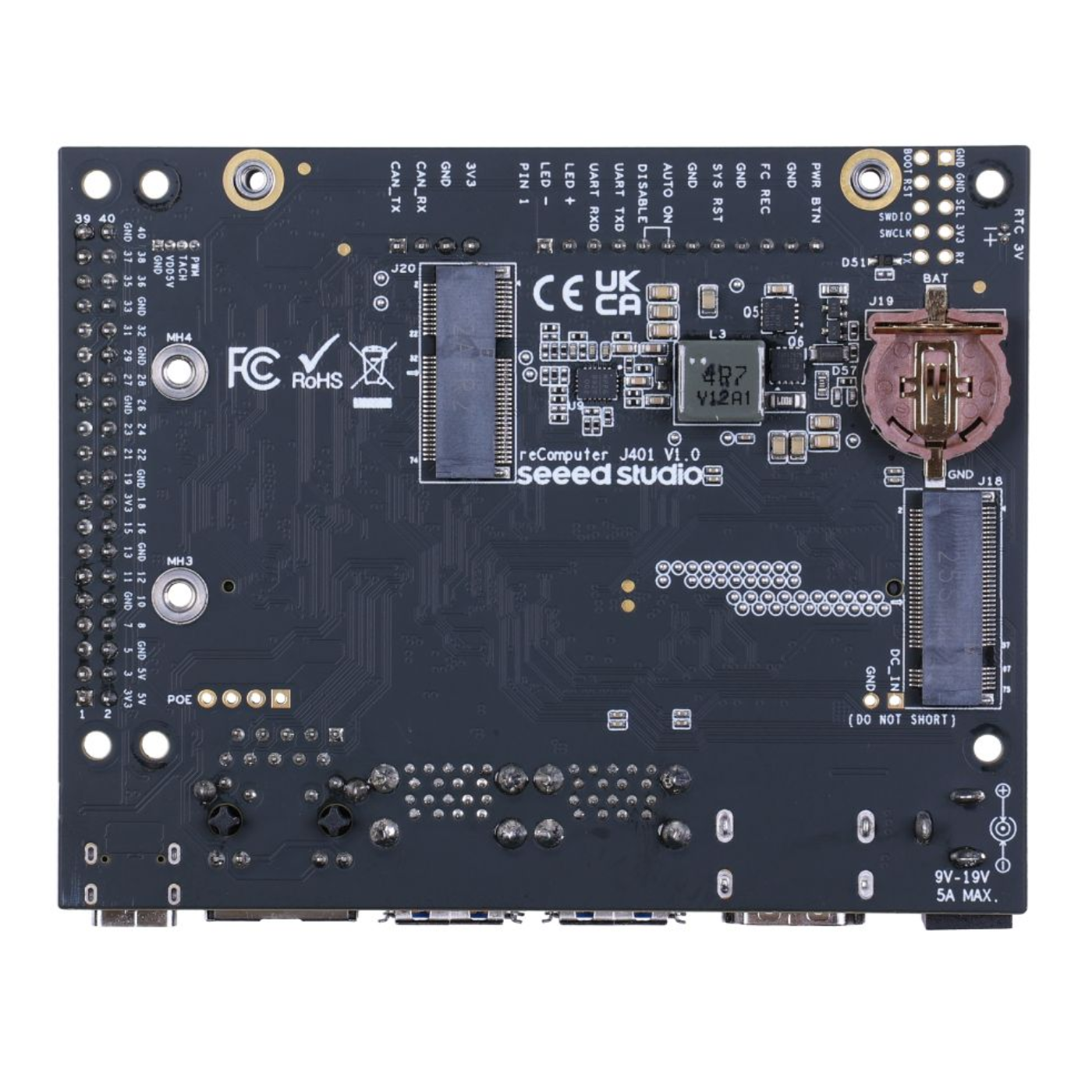 reComputer J401 - Open-Source Carrier Board for NVIDIA Jetson Orin Nano/Orin NX - Seeed Studio