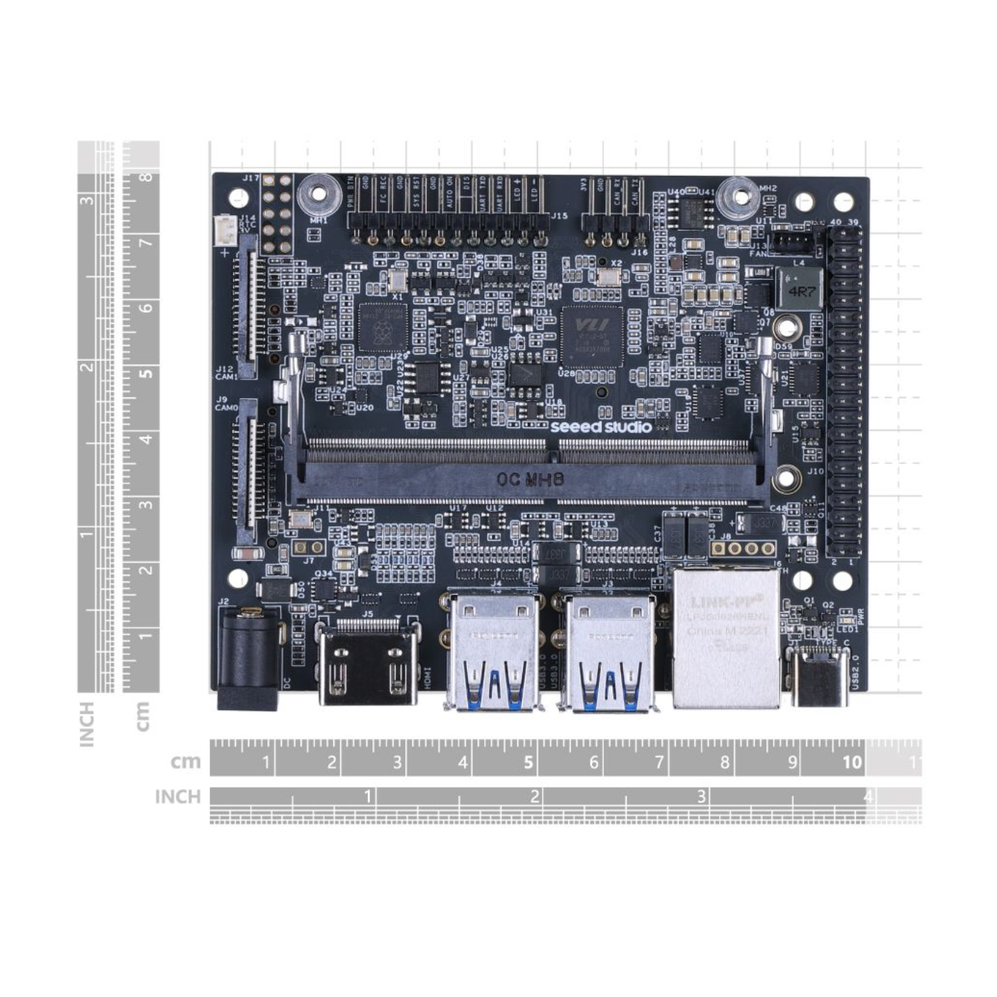 reComputer J401 - Open-Source Carrier Board for NVIDIA Jetson Orin Nano/Orin NX - Seeed Studio