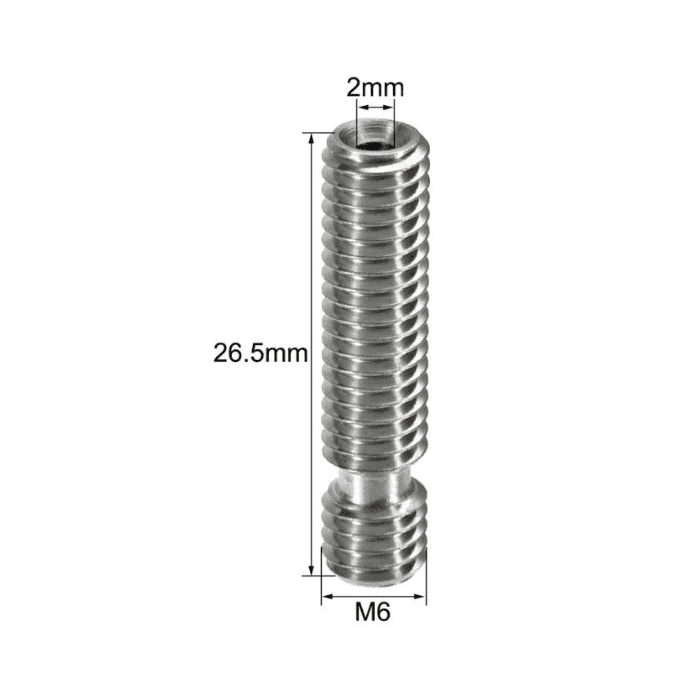 V5 Heat Break Hotend Throat for 1.75mm Filament - 3D Printer Upgrade - Buy in India