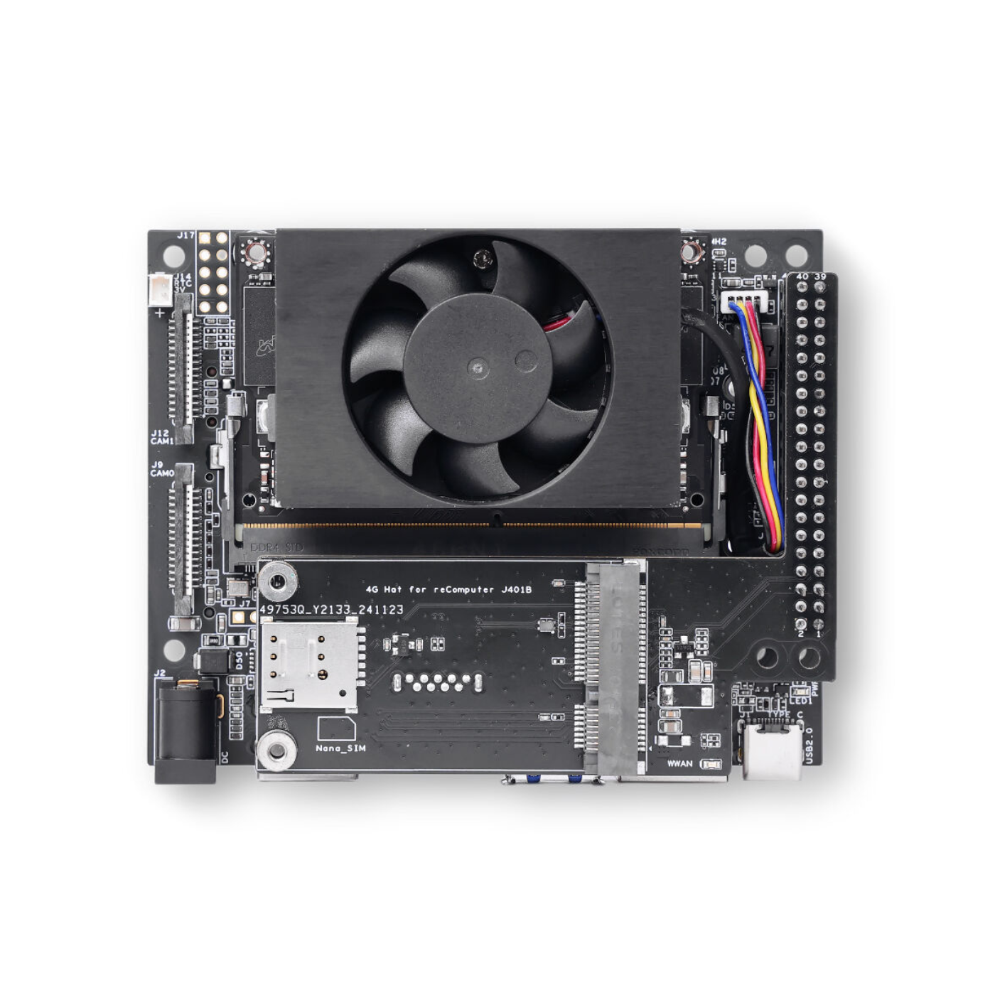 reComputer J3011B - Edge AI Computer with NVIDIA Jetson Orin™ Nano 8GB 40TOPS