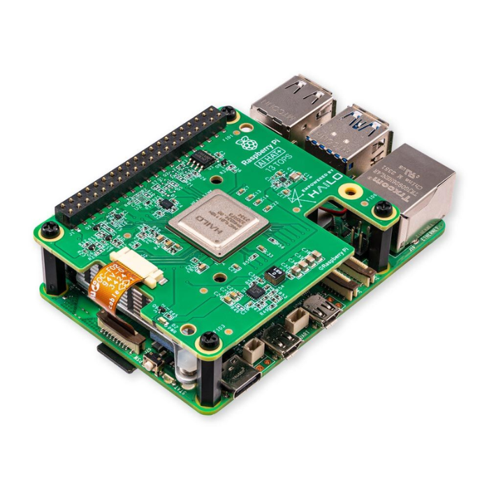 Raspberry Pi AI HAT+ 13 TOPS - Official AI Accelerator for Edge Computing