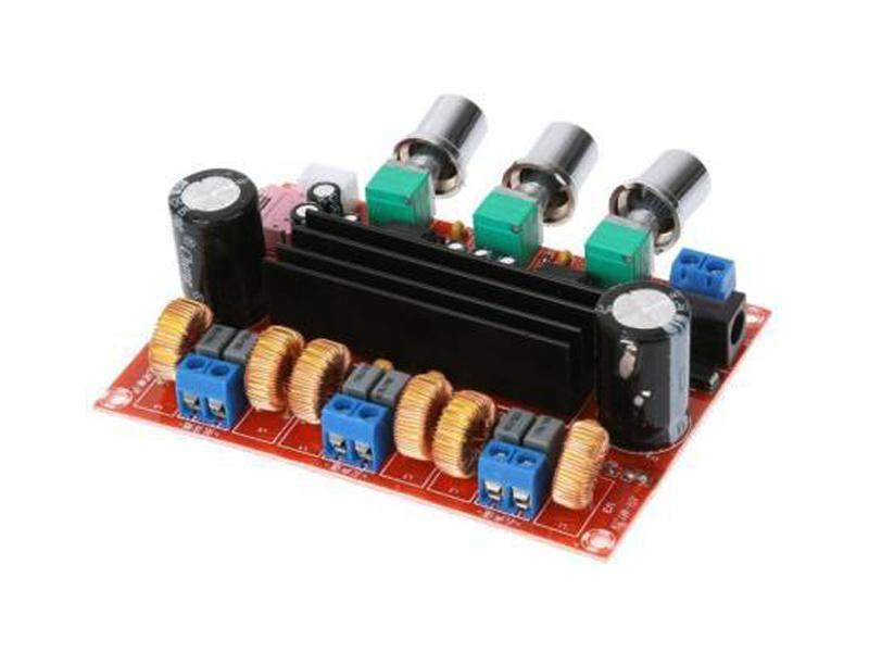 Iotcart 3 Channel Digital Subwoofer Amplifier Board - 50W+50W+100W Audio Amp for DIY Projects