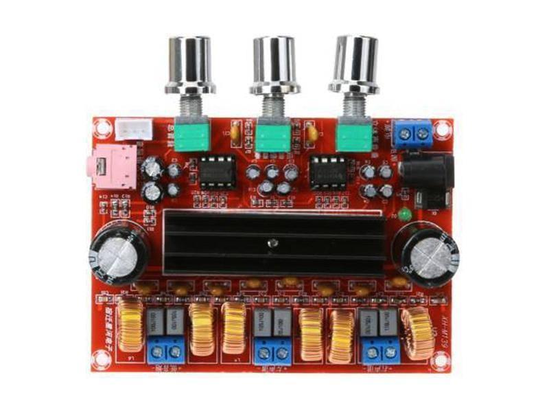 Iotcart 3 Channel Digital Subwoofer Amplifier Board - 50W+50W+100W Audio Amp for DIY Projects