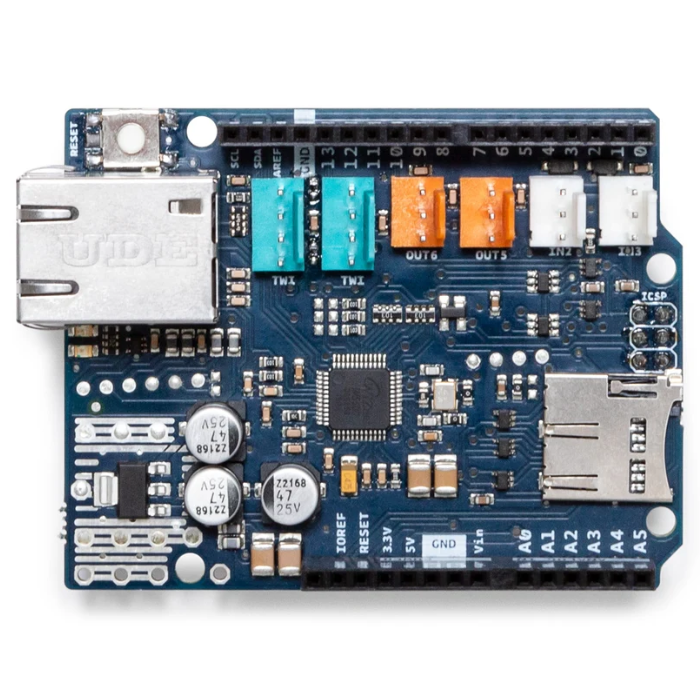 Official Arduino Ethernet Shield 2 A000024 5V W5500 - IoT & Network Projects