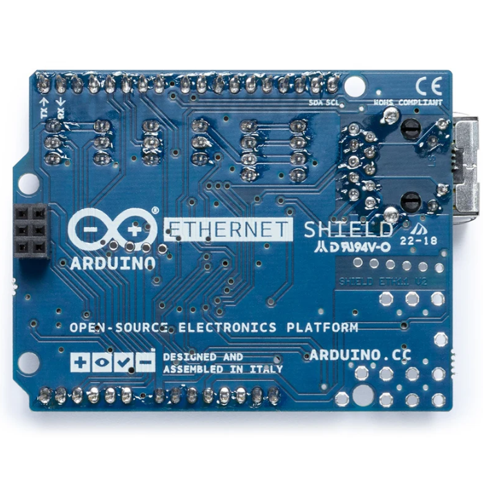 Official Arduino Ethernet Shield 2 A000024 5V W5500 - IoT & Network Projects