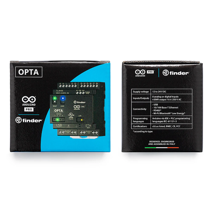 Official Arduino Opta WiFi AFX00002 Micro-PLC - Industrial Automation