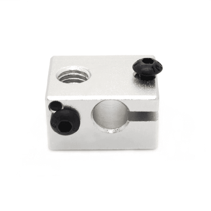 Iotcart SES-P-98 Aluminium Heat Block for E3D V6 J-head 3D Printer - High Temp PT100 Compatible