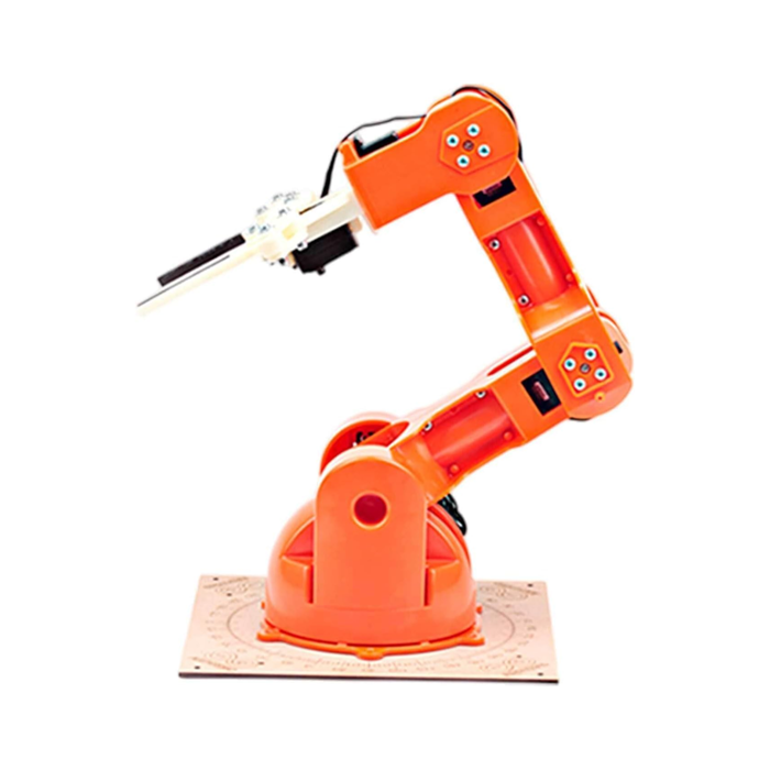 Arduino TinkerKit Braccio Robotic Arm Kit with Adjustable Configurations for DIY Projects & Robotics Learning