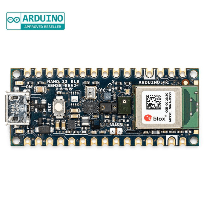 Arduino Nano 33BLE Sense Rev2 with Headers ABX00070