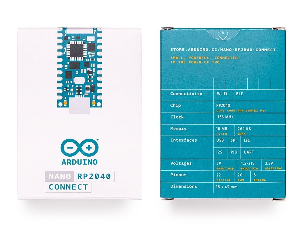 Arduino Nano RP2040 Connect without Header