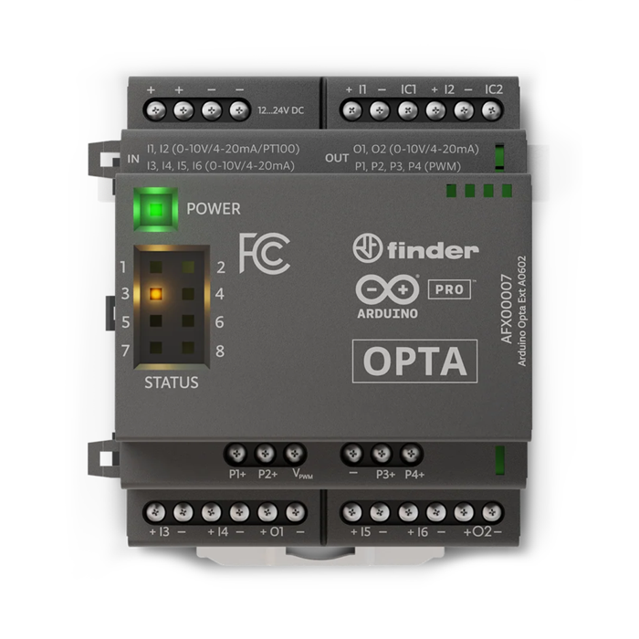 Official Arduino Pro Opta Ext A0602 AFX00007 - Industrial I/O Expansion Module