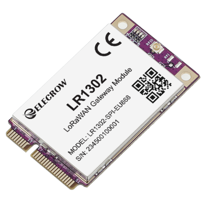 LR1302 LoRaWAN Gateway Module SPI EU868 SX1302 Long Range Gateway Module 8 Channels Support Without Pi Hat & Antenna Kit