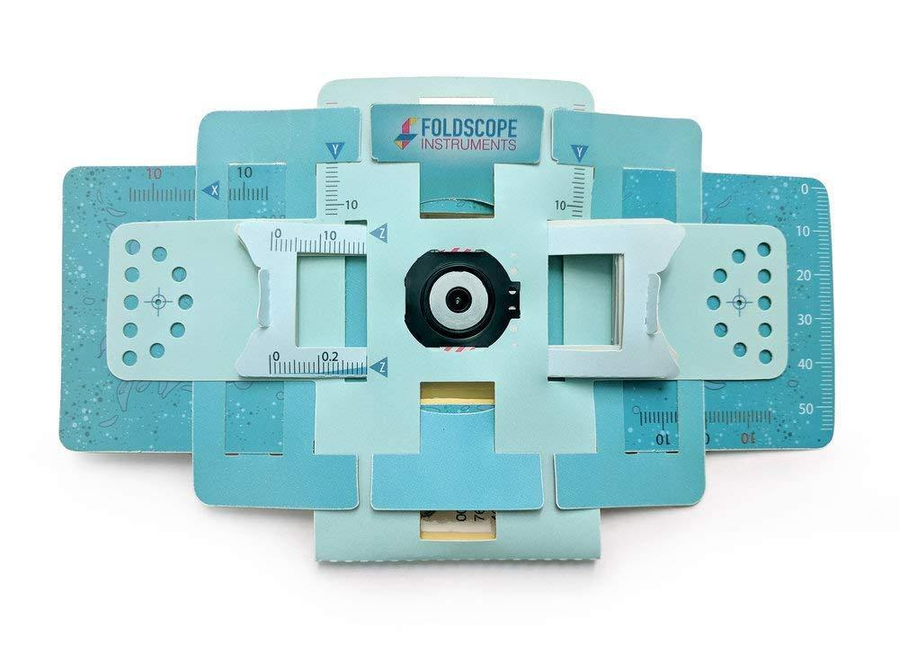 Original DIY Paper Foldscope Microscope Basic Kit