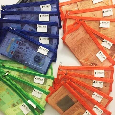 Original DIY Paper Foldscope Microscope Basic Kit