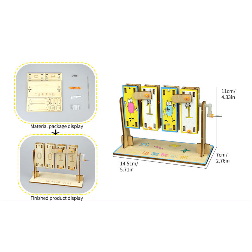 Pludo BitWise Educational Kit – Binary Learning DIY STEM Kit for Ages 11–14 | Grade 6 to 8