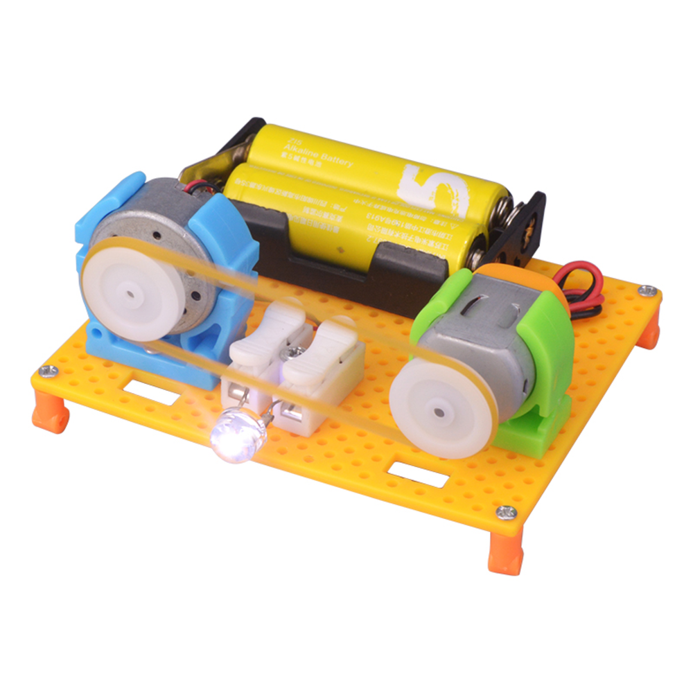 Pludo STEM Kit Electro Spin – DIY Educational Toy for Kids 11–14 | Grade 6–8 Motor Generator Science Experiment Kit