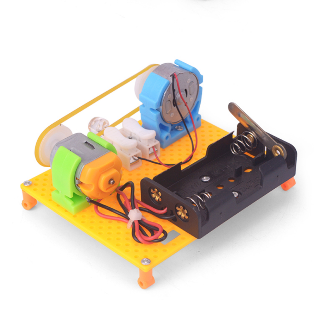 Pludo STEM Kit Electro Spin – DIY Educational Toy for Kids 11–14 | Grade 6–8 Motor Generator Science Experiment Kit