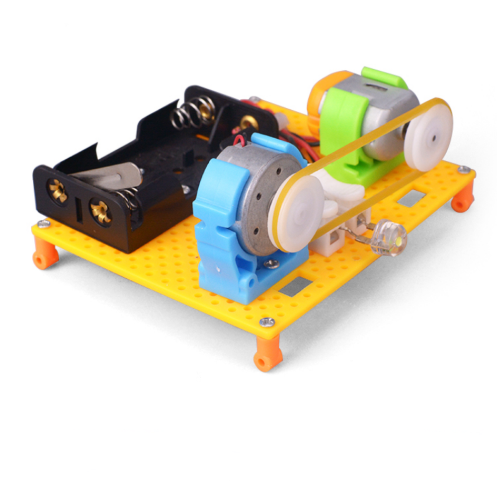 Pludo STEM Kit Electro Spin – DIY Educational Toy for Kids 11–14 | Grade 6–8 Motor Generator Science Experiment Kit