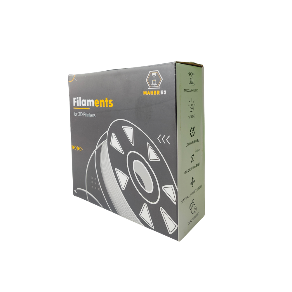 Premium HS PLA 1.75mm 3D Printing Filament 1kg-Polar White Color